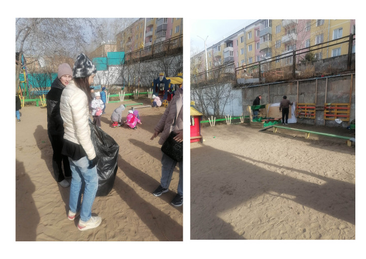 Субботник в нашей группе Субботник в нашей группе.